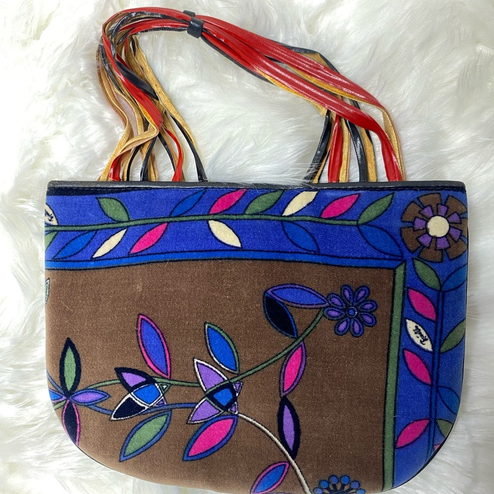 ❣️Rare One of a Kind❣️ E Pucci velvet bag s